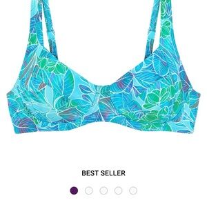 NEW Lascana Tropical Print Underwire Bikini Top